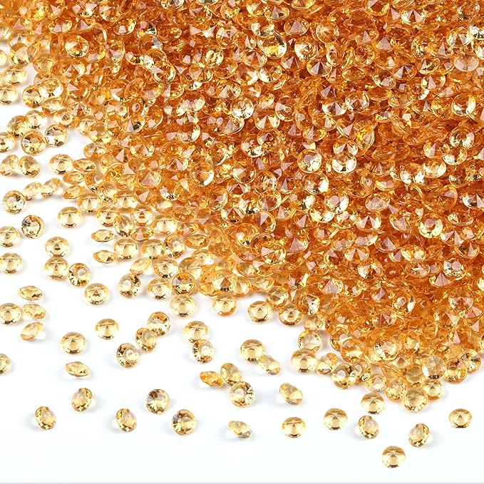 10000Pcs Crystal Acrylic Diamond Fake Gems Vase Filler, 4.5mm Faux Diamonds by Unknown