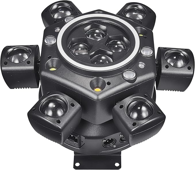 Moving Head Dj Lights for Parties, 180W LED RGBW 6 Arms - Image 6