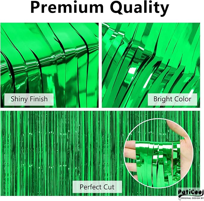 Green Streamers Party Decorations - Image 3
