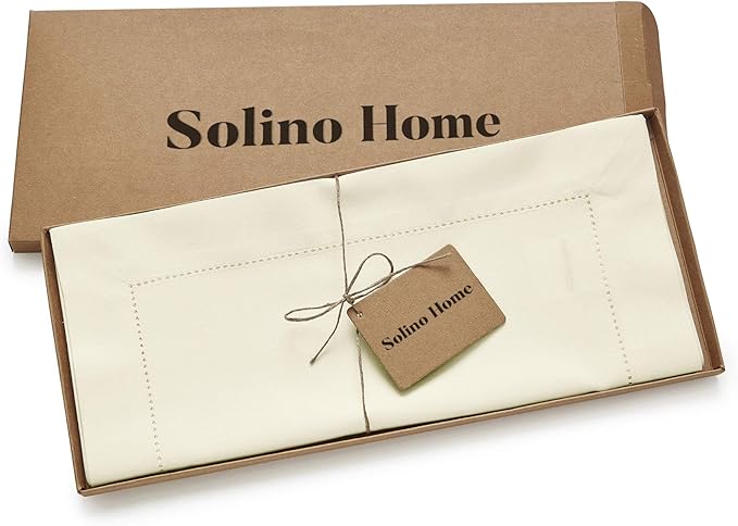 Solino Home Ivory Table Runner 120 Inches Long - Image 5