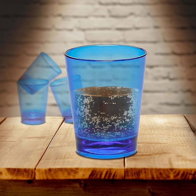 DISCOUNT PROMOS Translucent Plastic Shot Glasses 1.5 oz. Set of 10, Bulk Pack - Image 7