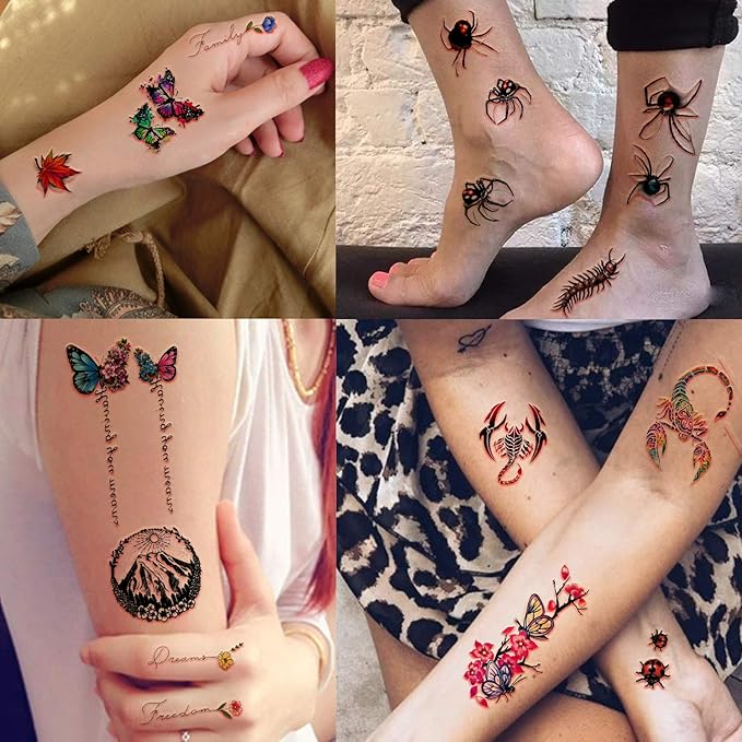 Yazhiji 49 Sheets Temporary Tattoos - Image 8