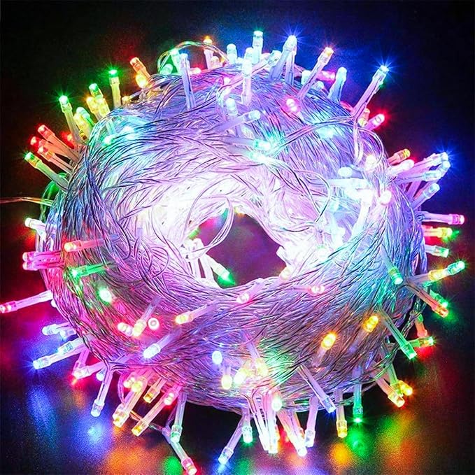 Pastel Plug in Easter String Lights, 33ft 100 LED Clear Wire Decorative by JACUXLSS