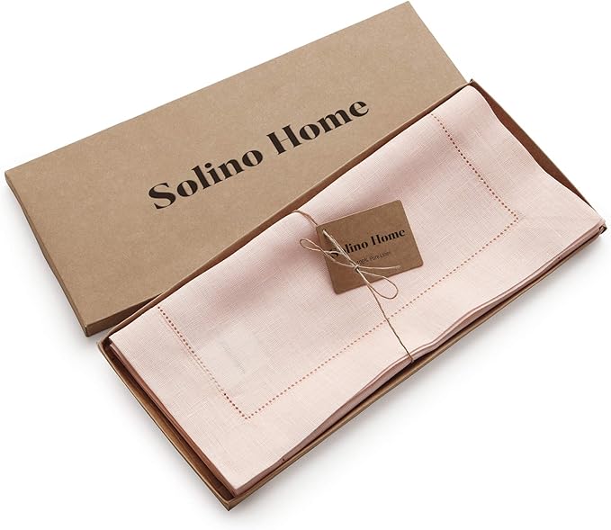 Solino Home Linen Pink Table Runner 144 Inches Long - Image 5