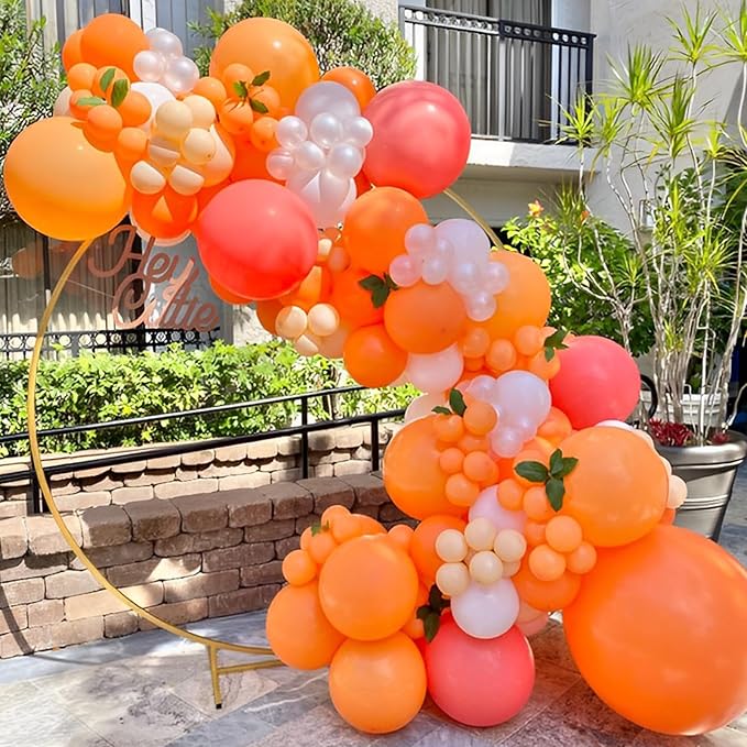 90pack Orange Balloons Different Size 18/12/10/5 Inch Burnt Orange Balloon - Image 3