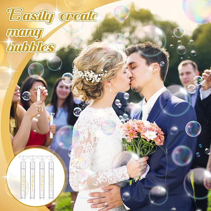 150 Pcs Bubble Wands Bulk for Wedding Party Mini Heart Wand - Image 7