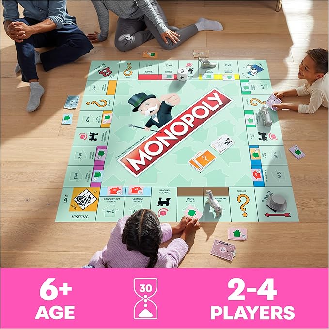 Spin Master Games, Monopoly Giant Edition, Classic Family Board Game - Image 2