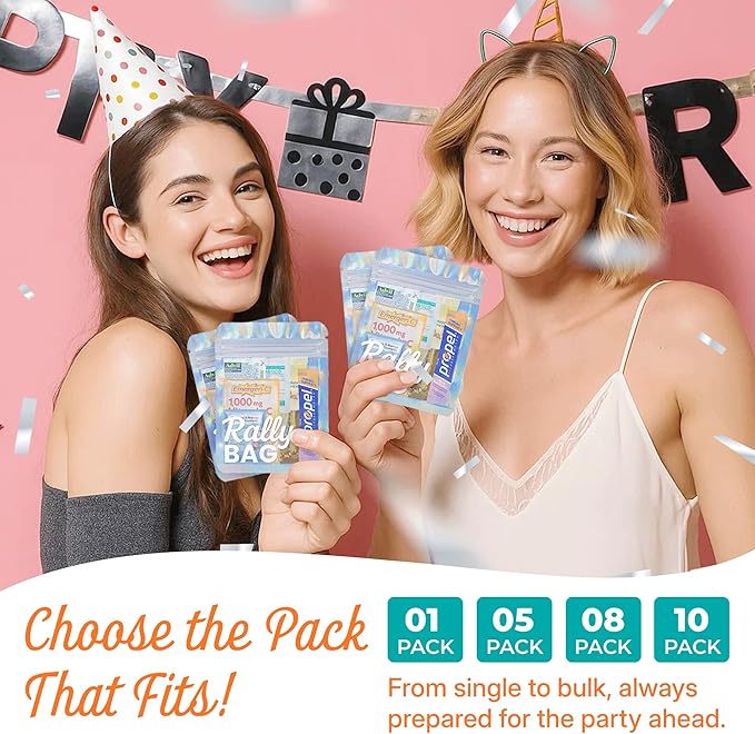 The Rally Bag - 1 Pre-Filled Hangover Kit - Image 4