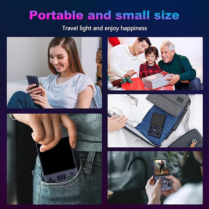 R36MAX Retro Handheld Game Console, 4.0 Inch 720x720 IPS Screen, Built-in 18 - Image 8