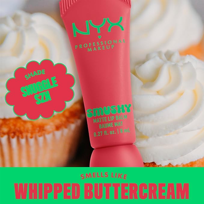 NYX PROFESSIONAL MAKEUP Smushy Matte Lip Balm, Tinted Lip Moisturizer - Image 3
