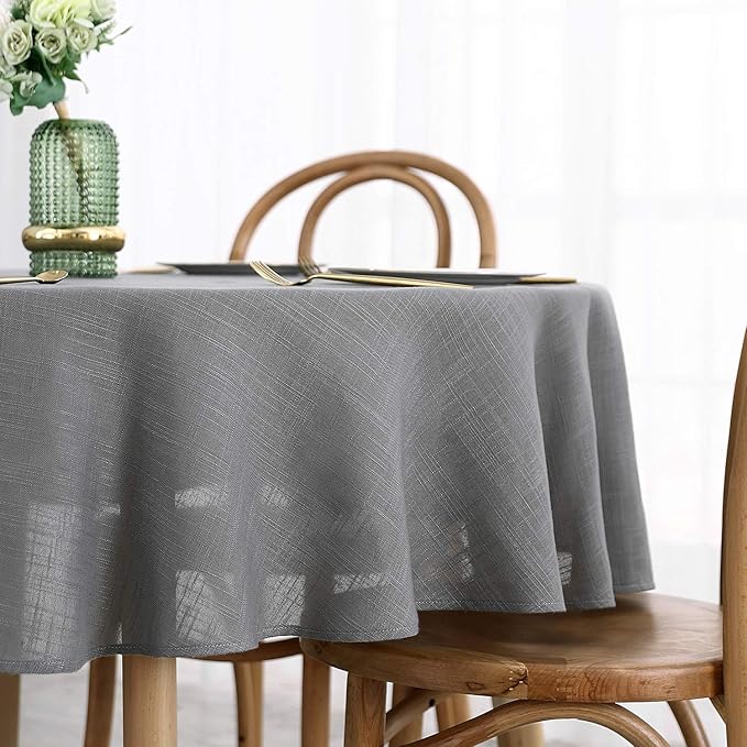 maxmill Lux Faux Linen Tablecloth - Image 2