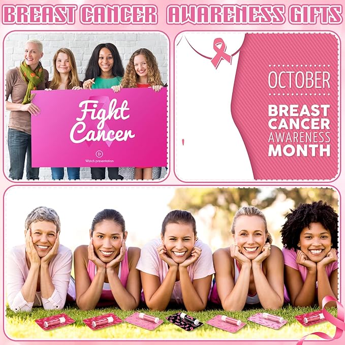 15 Pack Breast Cancer Awareness Lip Balms Gifts Bulk Pink Ribbon Lip Balms - Image 6