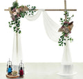 VDS Pack of 1 Panel Wedding Arch Draping Fabric Sheer Chiffon Fabric Drapery by VDS