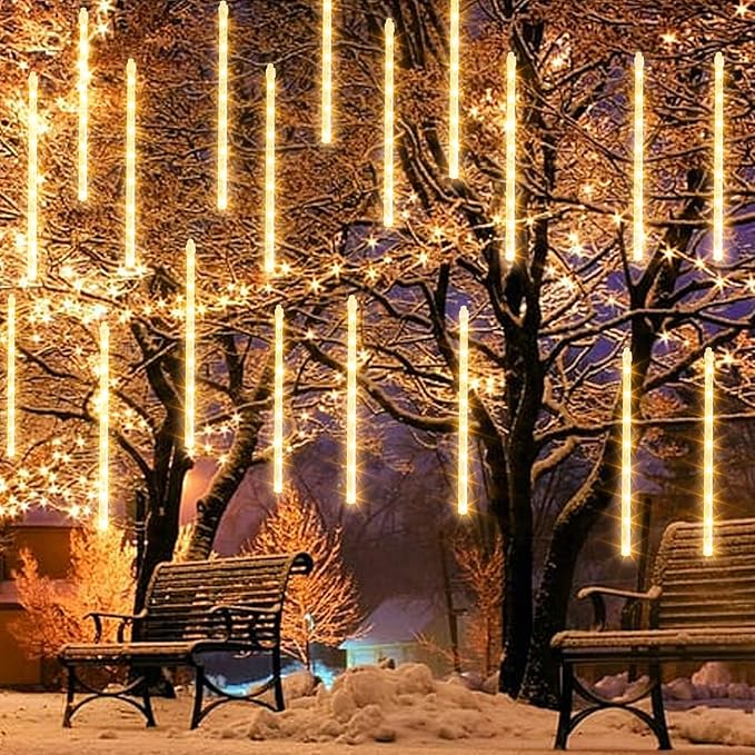 Dazzle Bright Christmas Lights Outdoor, 288LED Meteor Shower Rain Lights 12 - Image 6