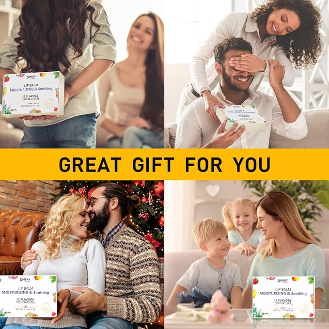 Dmsky DMSKY 30 Pack Lip Balm, Natural Lip Balm Bulk - Image 8