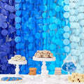 PinkBlume 205 Ft Blue Party Decorations Ombre Navy Circle Dot Backdrop Streamer by pinkblume