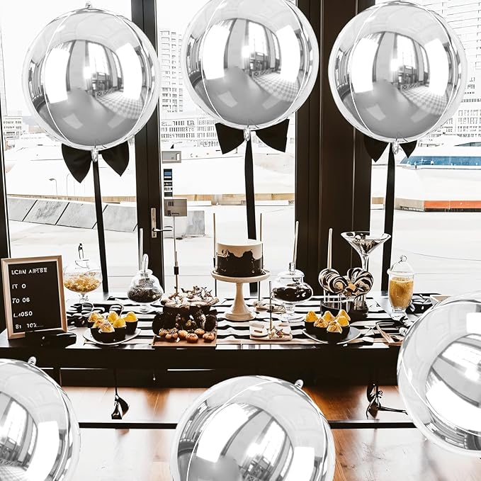 Giant 4D Foil Balloons, 22 Inch Big Round Foil Balloon - Image 6