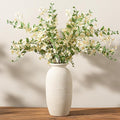 Ceramic Flower Vase, 12.5" Large Rustic Farmhouse Vases Home Decor Tall Pottery by ooit