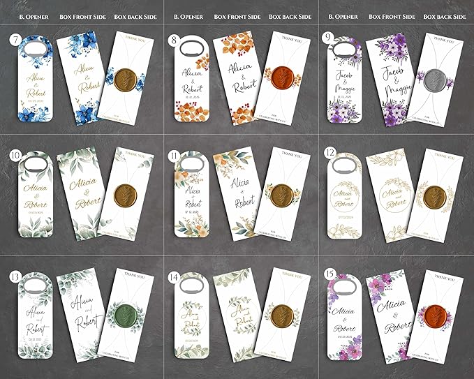 Wedding Bottle Opener Favors for Guests in Bulk, Hearts Shape Bottle Opener - Image 3