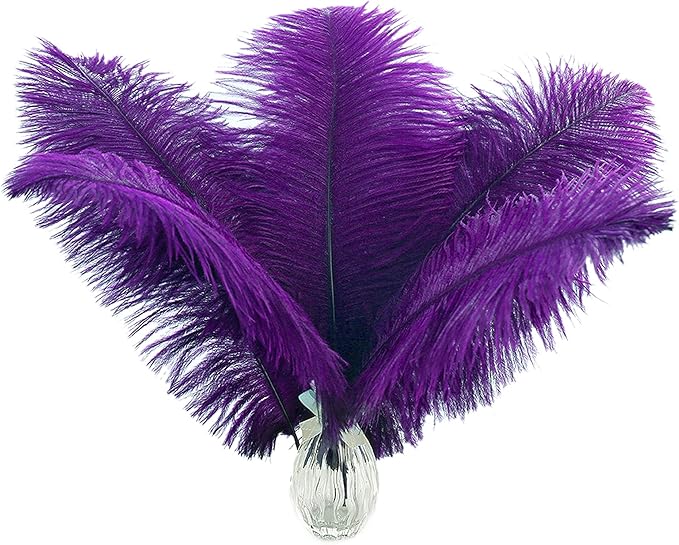 Ballinger Purple Ostrich Feathers Bulk by Ballinger