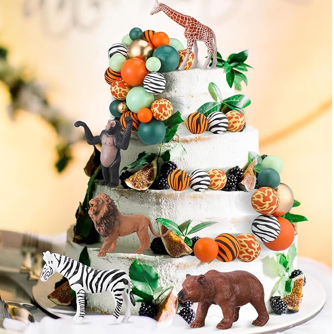 108 Pcs Balls Cake Topper DIY Cupcake Insert Foam Balloons - Image 7