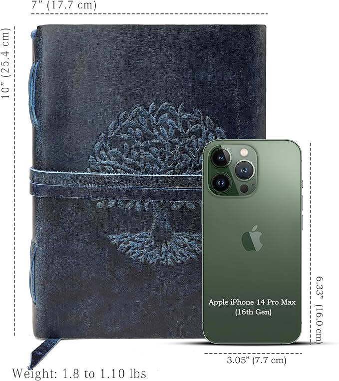 LUXEORIA Tree Of Life Leather Journal - Image 2