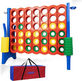 Oversized 4 in a Row Connect Game+Waterproof Carry Bag, Included-4 ft X 3.5 ft by N1keft