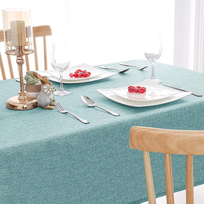 Hiasan Faux Linen Rectangle Tablecloth - Image 3