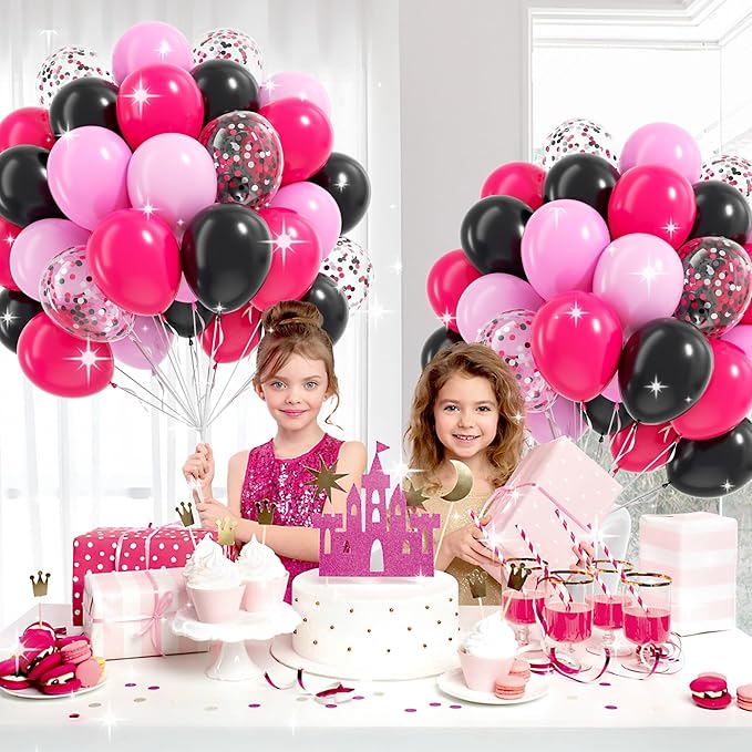 Pink and Black Balloons - Image 5