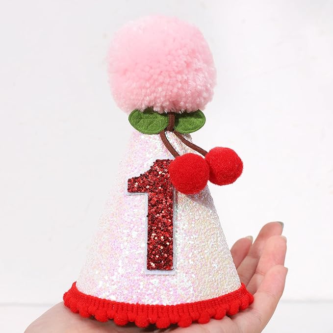 Cherry 1st Birthday Hat - Image 9