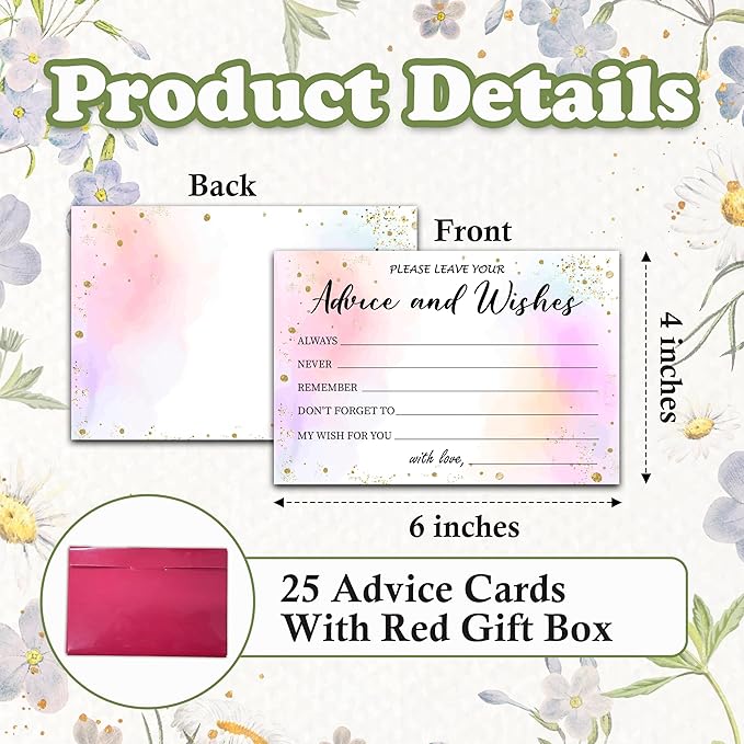 Advice And Wishes Cards, Tie-Dye Advice Cards - Image 2