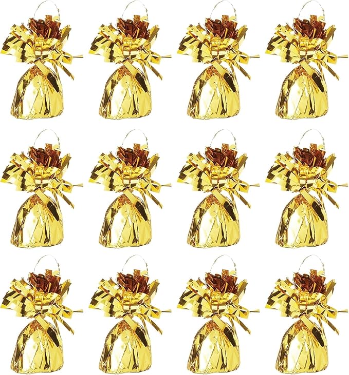 ROYALHOUSE Metallic Plastic Wrapped Balloon Weights by RoyalHouse