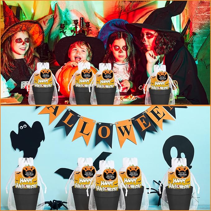Ctosree 24 Sets Halloween Pumpkin Party Favors - Image 6