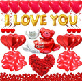 Rainmae I Love You Gold Balloons and Heart Balloons Kit by Rainmae