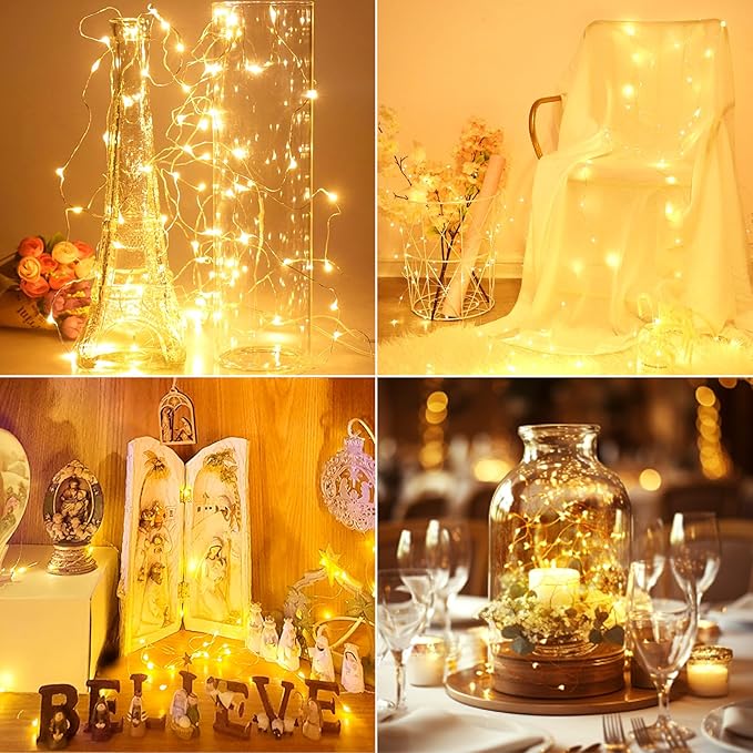 kolpop 30 Pack LED Fairy Lights Battery Operated, 7FT 20 LED Mini Twinkle - Image 5