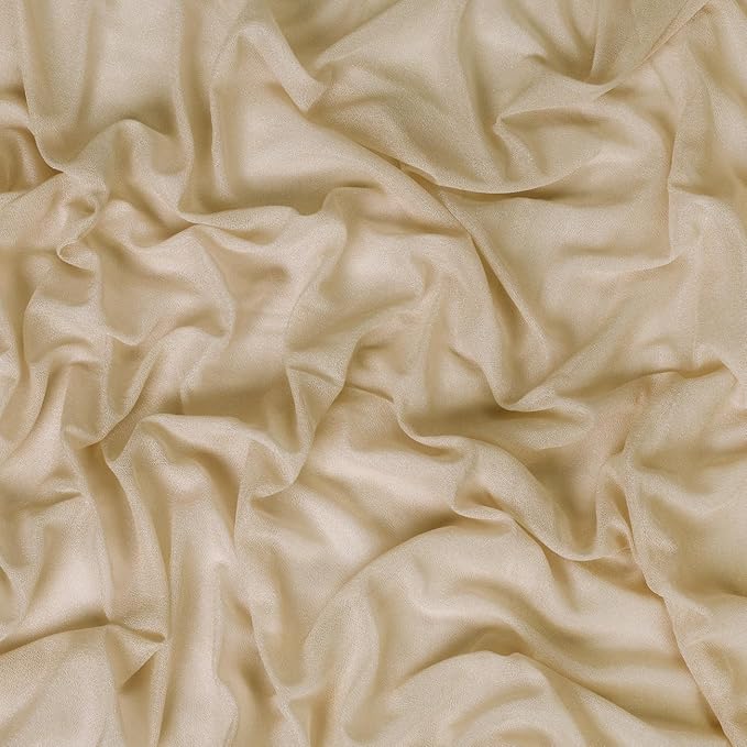 VDS Pack of 2 Panel Wedding Arch Draping Fabric Sheer Chiffon Fabric Drapery - Image 9