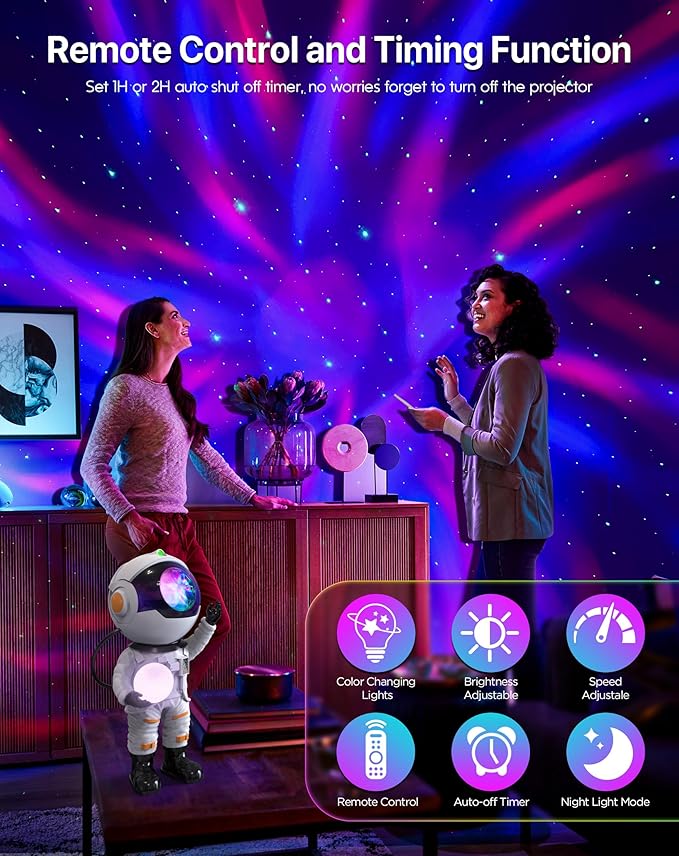 Rossetta Astronaut Galaxy Projector, Star Projector - Image 7