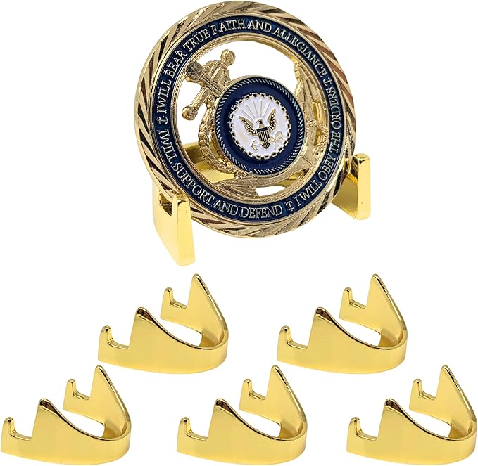 Military Challenge Coin Display Stand by Unknown