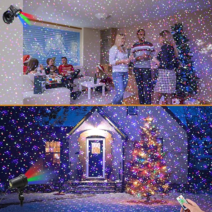 Christmas Laser Lights, Outdoor Garden Laser Lights Projector - Image 5