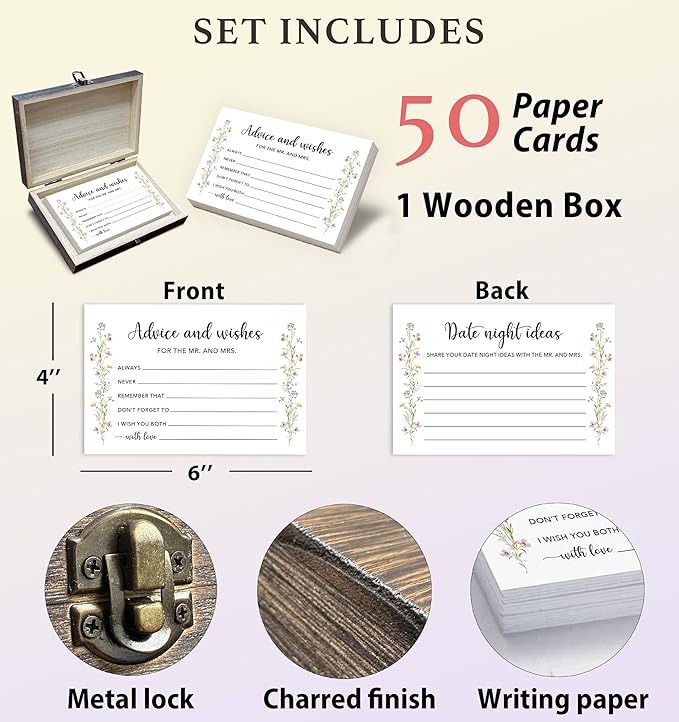 Advice and Wishes for the Mr and Mrs Box - Image 2