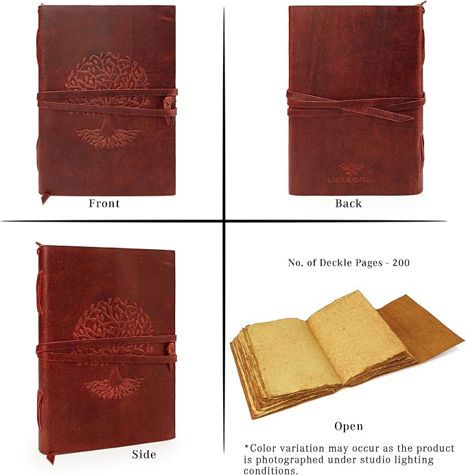 LUXEORIA Tree Of Life Leather Journal - Image 6