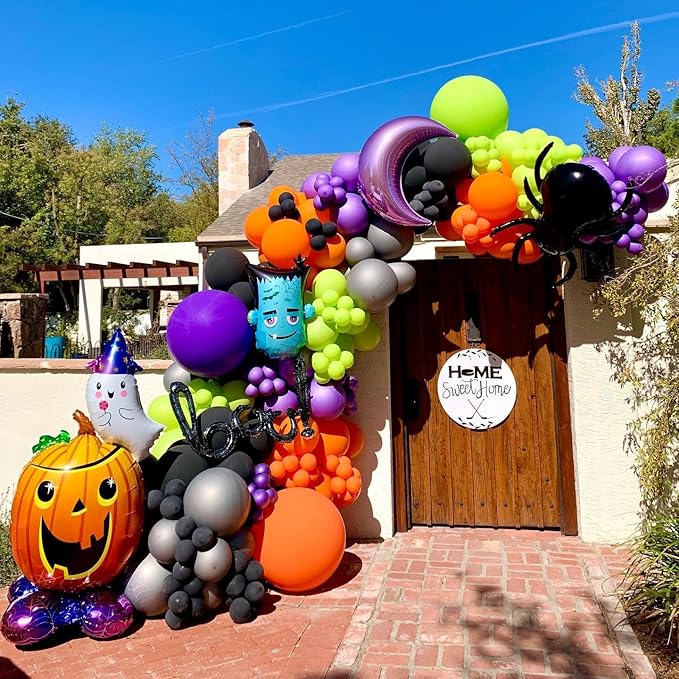 Halloween Balloon Arch Garland Kit, Halloween Decorations - Image 3