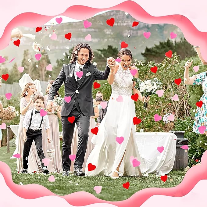 MARFOREVER Valentine's Day Heart Paper Confetti - Image 5