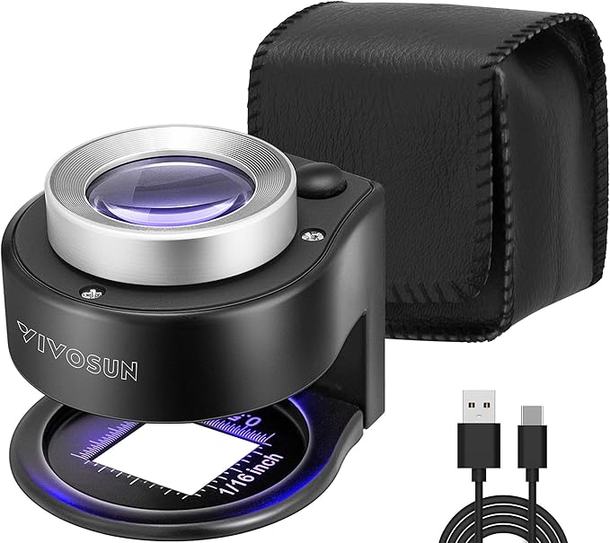 VIVOSUN 30X Rechargeable Loupe Magnifier by VIVOSUN