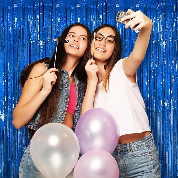 3 Pack Blue Backdrop Party Streamers Ocean Themed Decor Birthday Party - Image 5