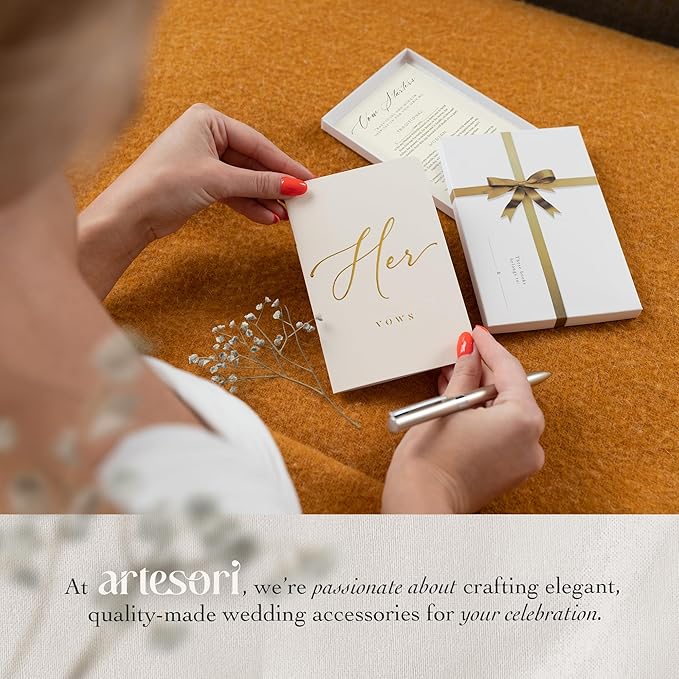 ARTESORI Premium Wedding Vow Book - Image 8