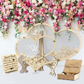 Personalized Wedding Guest Book Alternative Custom Name & Date Guestbook Sign by Unknown