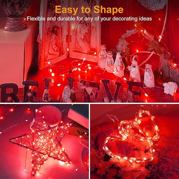 btfarm 30 Pack Fairy Lights Battery Operated, 7ft 20 Led Twinkle Lights String - Image 6
