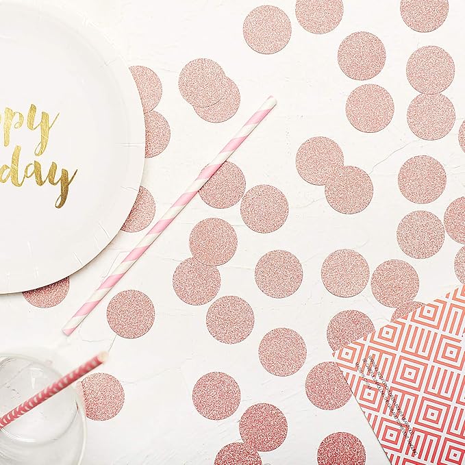 Glitter Confetti Circle Dots for Table Wedding Birthday Party Decoration - Image 3