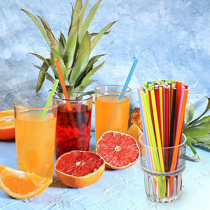 DEAYOU 800 PCS Paper Drinking Straws, Disposable Paper Straws - Image 6